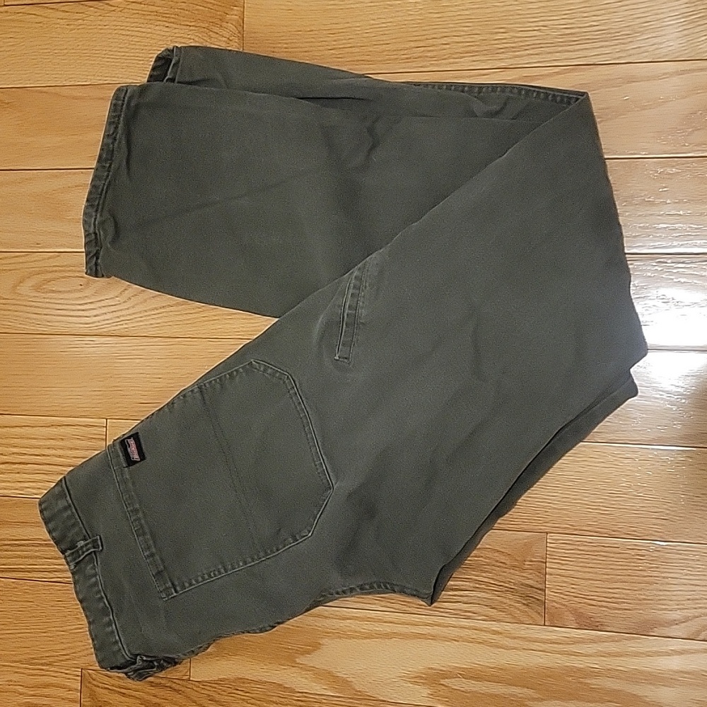 Dickies Green Straight Jeans Comfortable Fit